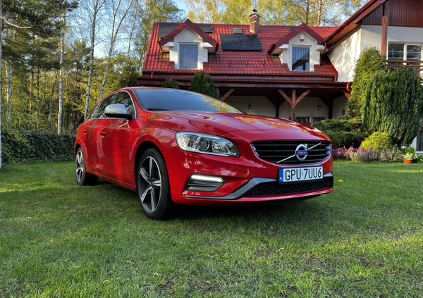 Volvo V60 cena 74900 przebieg: 158000, rok produkcji 2016 z Puck małe 232